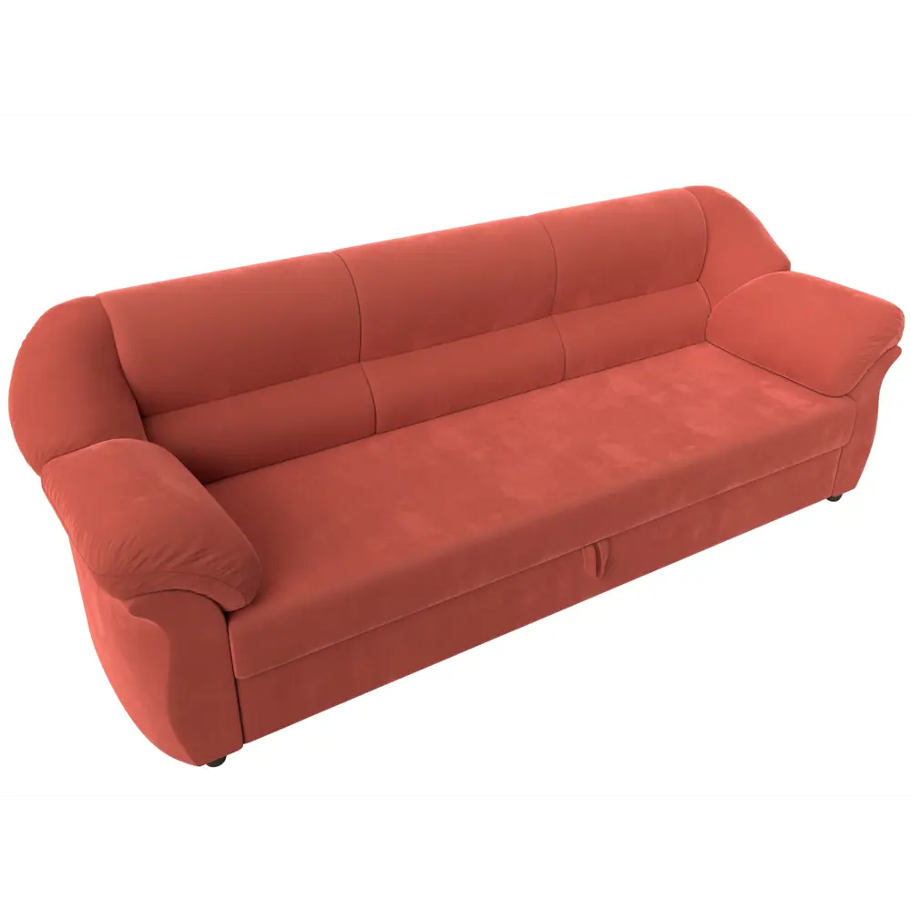 Фото 5 Диван Лига Диванов Карнелла 237x92x91 см микровельвет цвет коралловый Фото 5 Диван Лига Диванов Карнелла 237x92x91 см микровельвет цвет коралловый