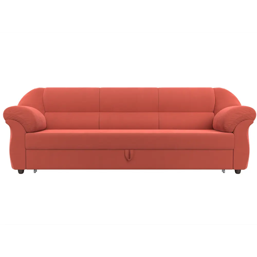 Фото 2 Диван Лига Диванов Карнелла 237x92x91 см микровельвет цвет коралловый Фото 2 Диван Лига Диванов Карнелла 237x92x91 см микровельвет цвет коралловый