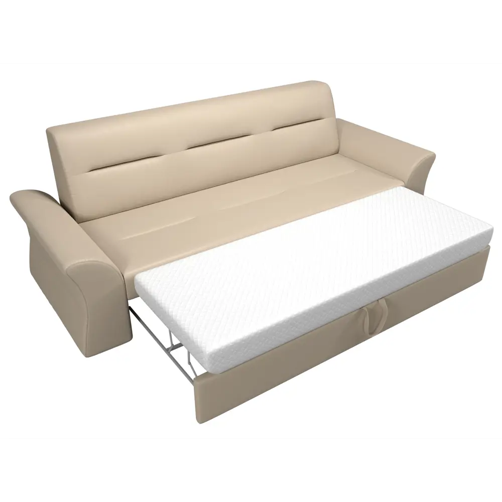 Фото 6 Диван Лига Диванов Клайд 250x83x88 см искусственная кожа цвет бежевый