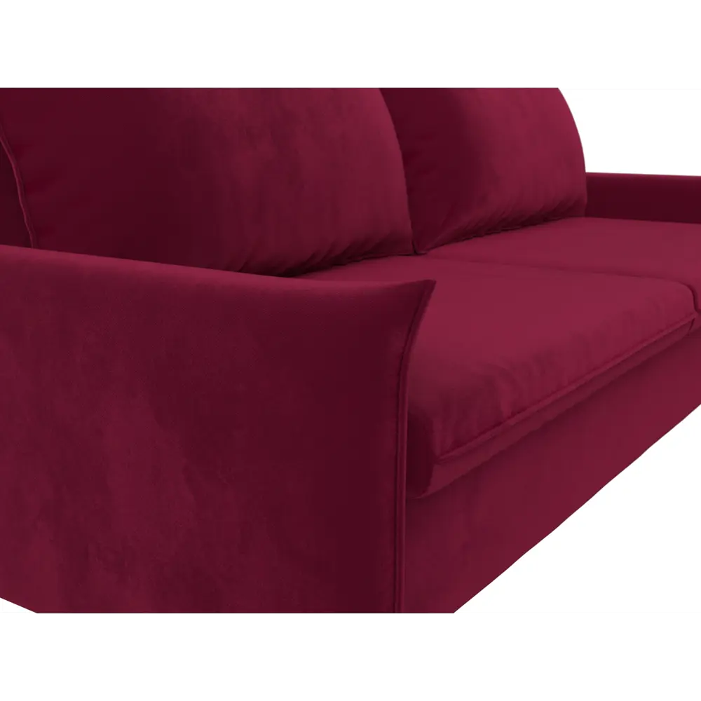 Фото 4 Диван Лига Диванов Хьюстон 215x80x103 см микровельвет цвет бордовый Фото 4 Диван Лига Диванов Хьюстон 215x80x103 см микровельвет цвет бордовый