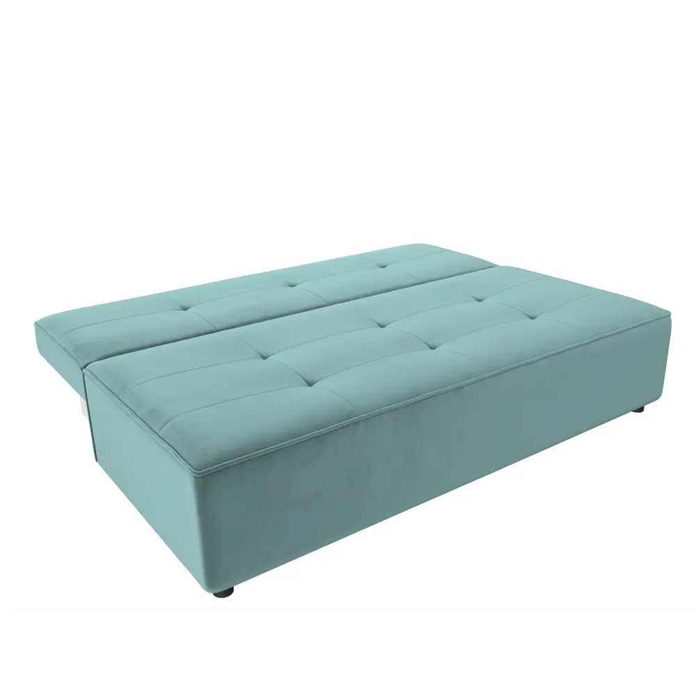 Фото 7 Диван Лига Диванов Зиммер 201x95x88 см велюр цвет бирюзовый