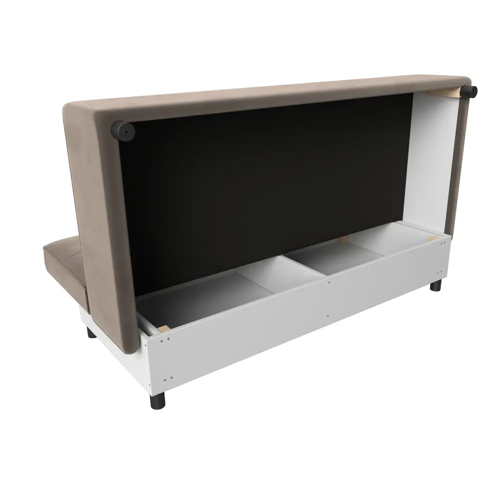 Фото 6 Диван Лига Диванов Зиммер 201x95x88 см велюр цвет коричневый Фото 6 Диван Лига Диванов Зиммер 201x95x88 см велюр цвет коричневый