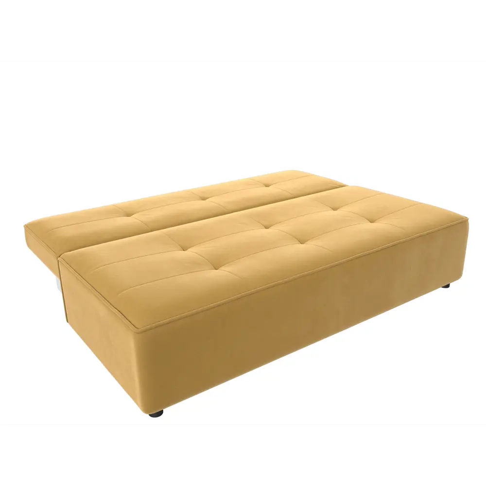 Фото 7 Диван Лига Диванов Зиммер 201x95x88 см микровельвет цвет желтый