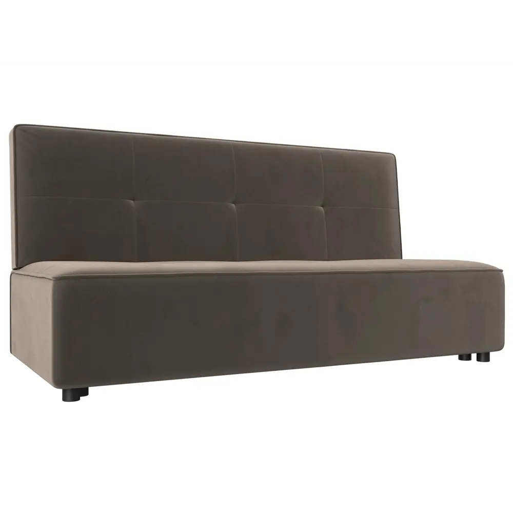 Фото Диван Лига Диванов Зиммер 201x95x88 см велюр цвет коричневый Фото Диван Лига Диванов Зиммер 201x95x88 см велюр цвет коричневый