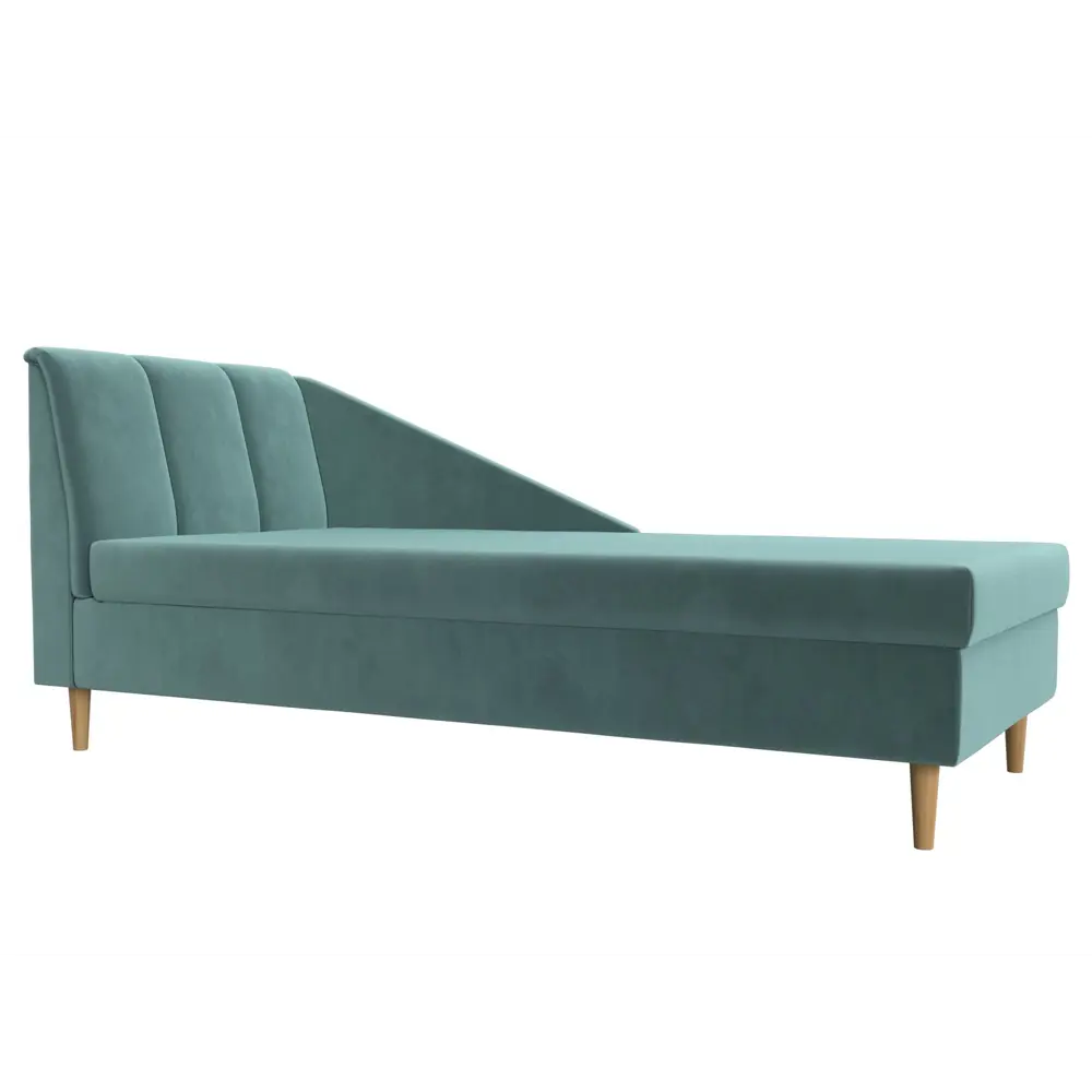 Фото Диван Лига Диванов Астер 104510L 202x80x88 см цвет бирюзовый