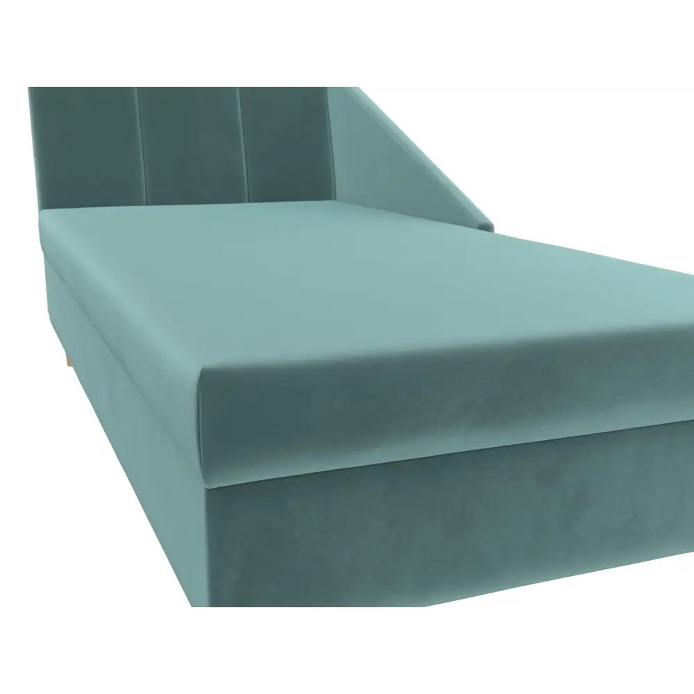 Фото 3 Диван Лига Диванов Астер 104510L 202x80x88 см цвет бирюзовый