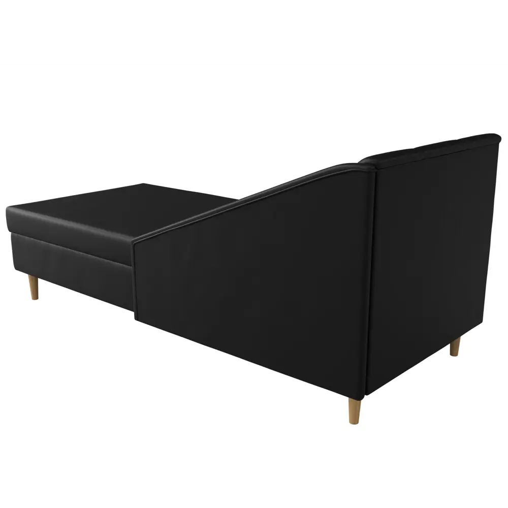 Фото 5 Диван Лига Диванов Астер 113399L 202x80x88 см цвет черный Фото 5 Диван Лига Диванов Астер 113399L 202x80x88 см цвет черный