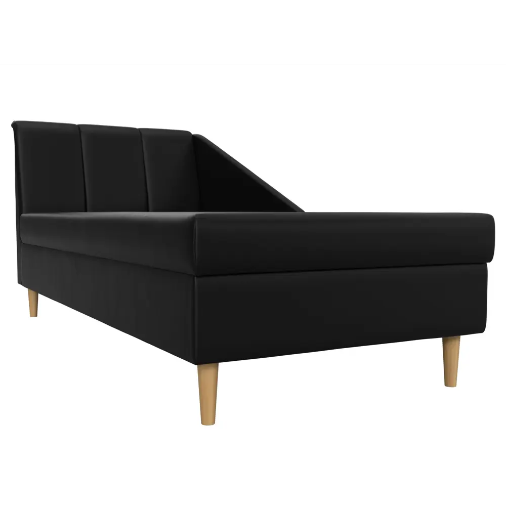 Фото 4 Диван Лига Диванов Астер 113399L 202x80x88 см цвет черный Фото 4 Диван Лига Диванов Астер 113399L 202x80x88 см цвет черный