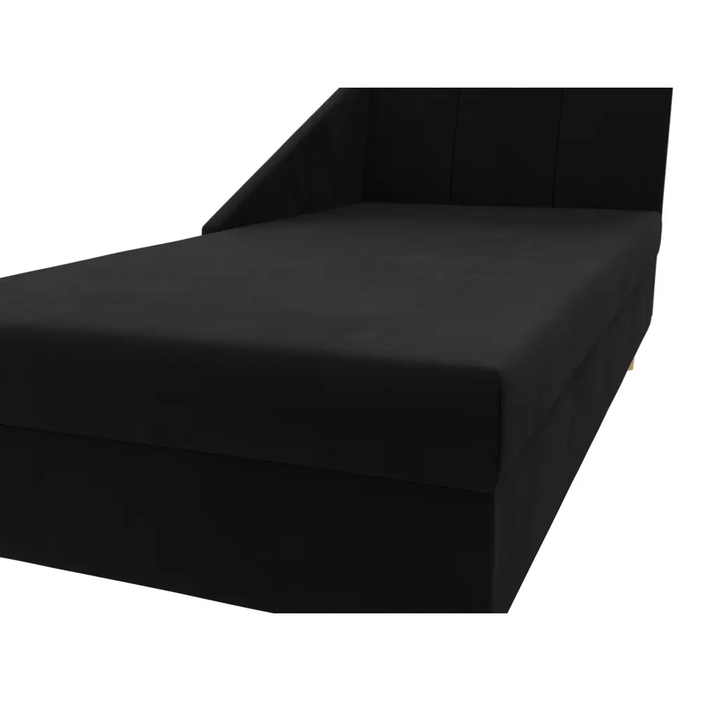 Фото 3 Диван Лига Диванов Астер 104521 202x80x88 см цвет черный Фото 3 Диван Лига Диванов Астер 104521 202x80x88 см цвет черный