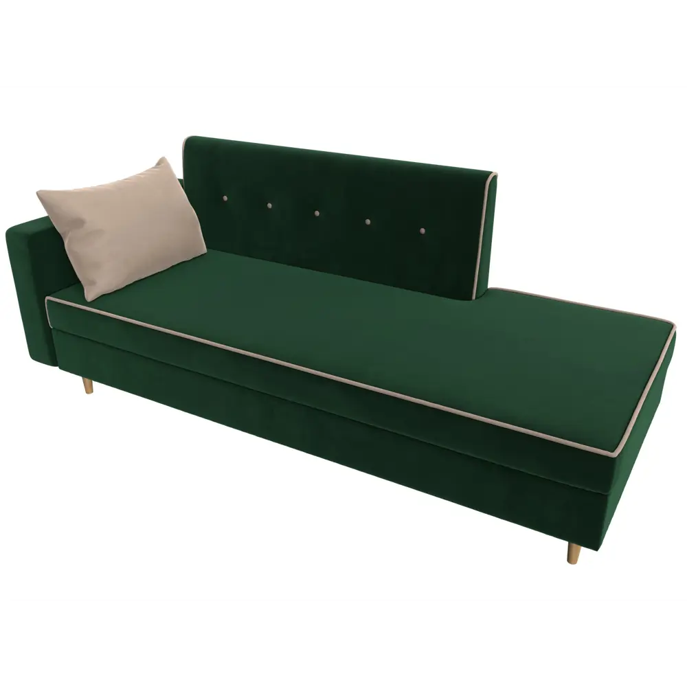 Фото 5 Диван Лига Диванов Селена 105219L 214x84x85 см цвет зеленый