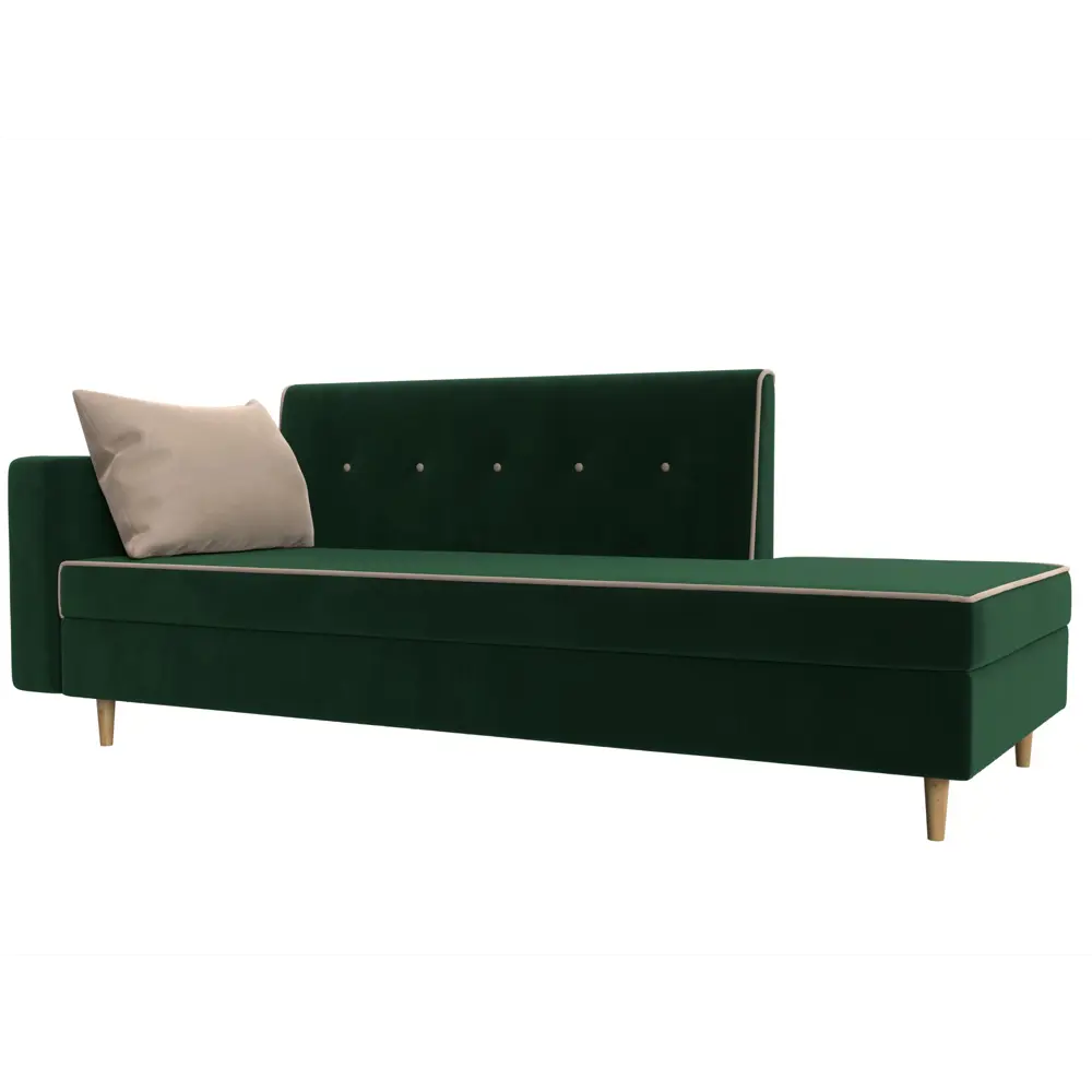 Фото Диван Лига Диванов Селена 105219L 214x84x85 см цвет зеленый