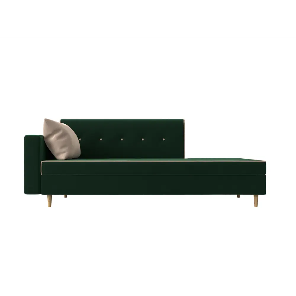 Фото 2 Диван Лига Диванов Селена 105219L 214x84x85 см цвет зеленый