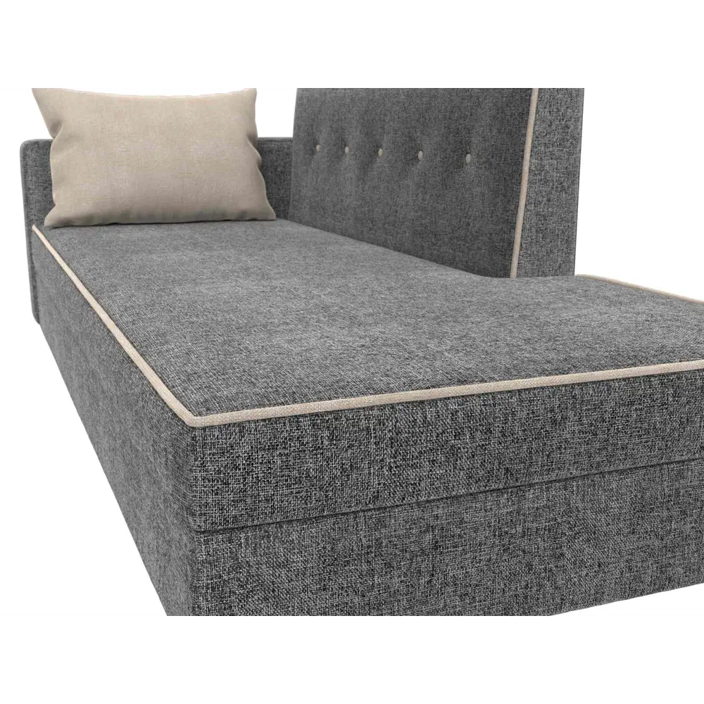 Фото 3 Диван Лига Диванов Селена 105240L 214x84x85 см цвет серый Фото 3 Диван Лига Диванов Селена 105240L 214x84x85 см цвет серый