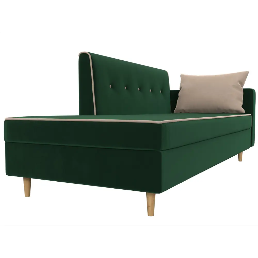 Фото 4 Диван Лига Диванов Селена 105219 214x84x85 см цвет зеленый