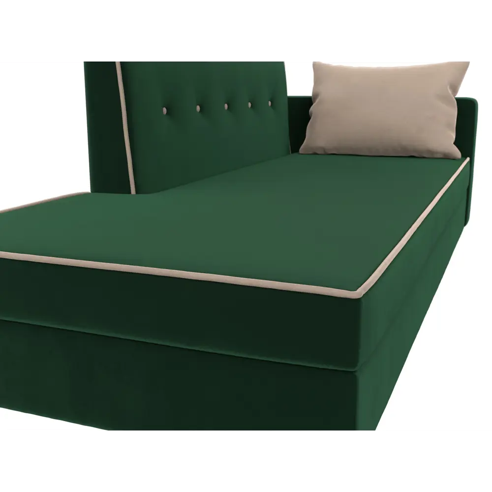 Фото 3 Диван Лига Диванов Селена 105219 214x84x85 см цвет зеленый