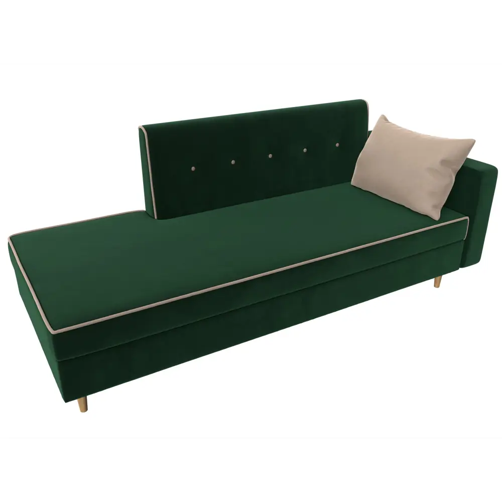 Фото 5 Диван Лига Диванов Селена 105219 214x84x85 см цвет зеленый