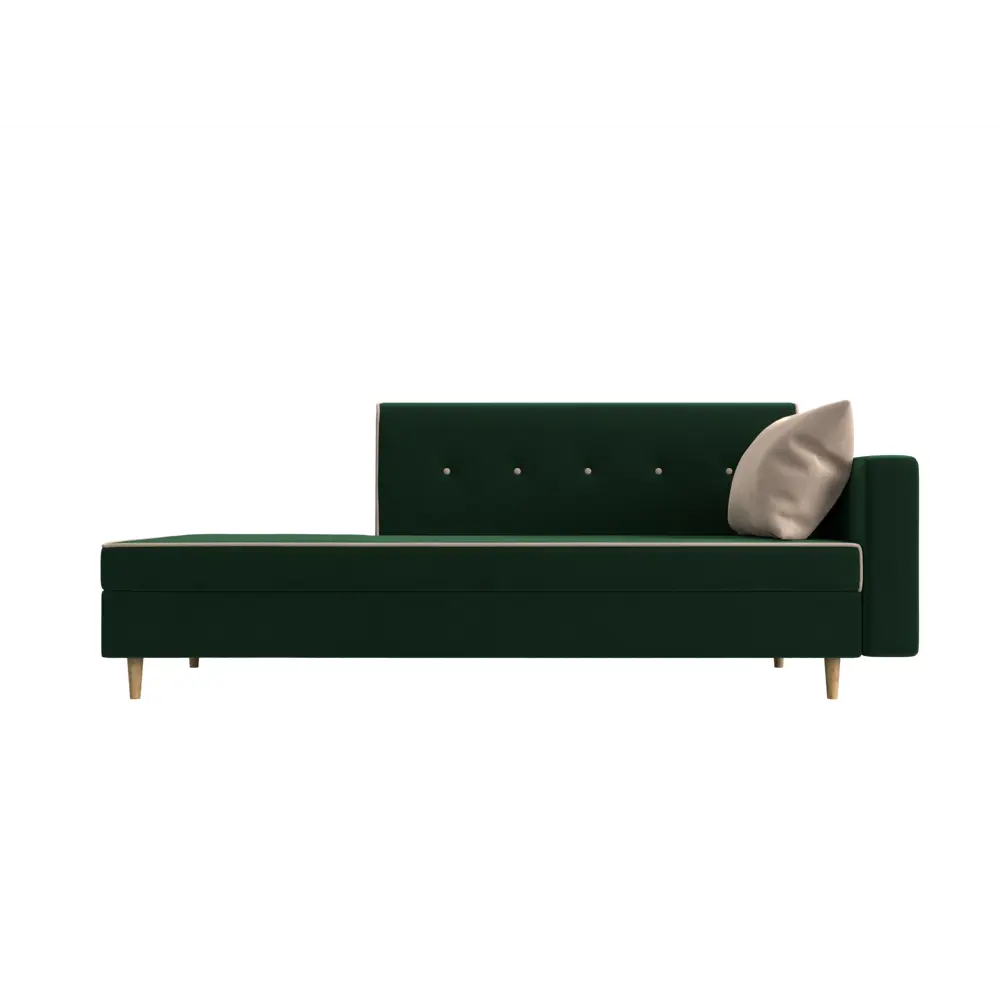 Фото 2 Диван Лига Диванов Селена 105219 214x84x85 см цвет зеленый