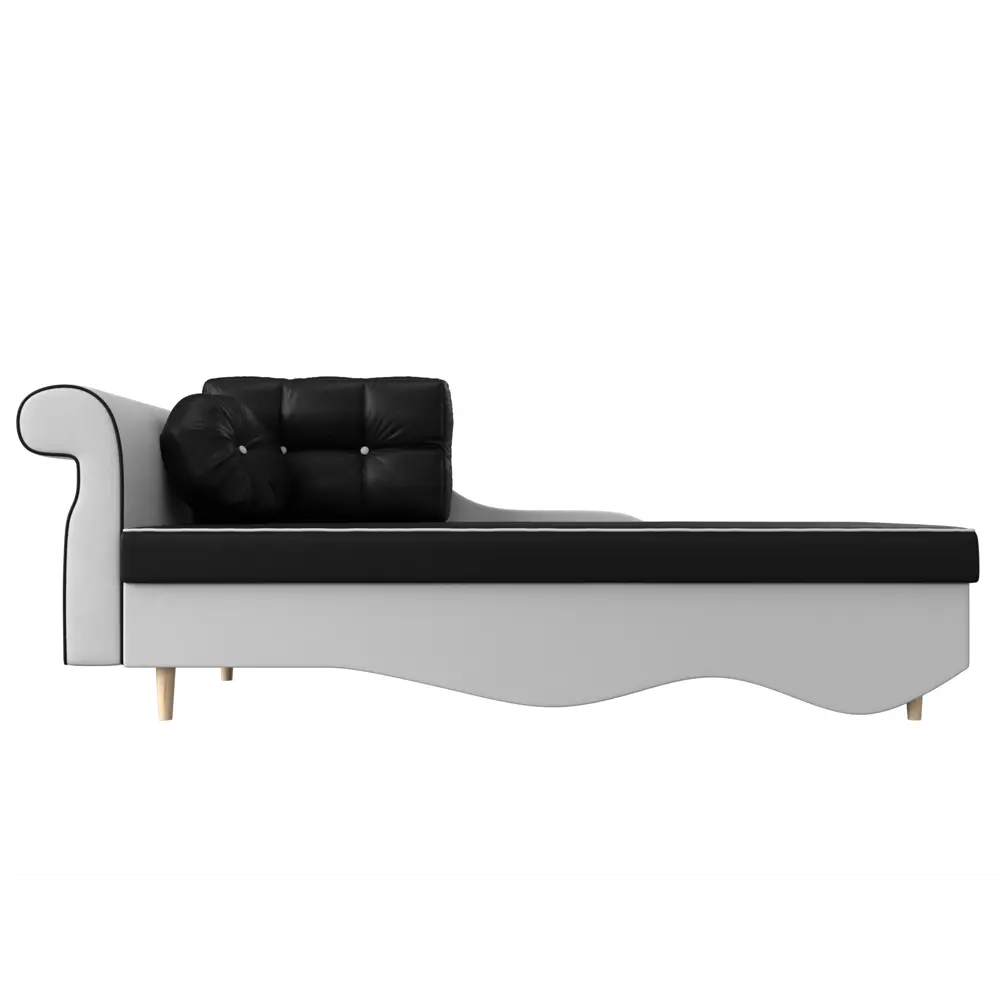 Фото 2 Диван Лига Диванов Лорд 101235L 225x84x85 см экокожа цвет черный/белый Фото 2 Диван Лига Диванов Лорд 101235L 225x84x85 см экокожа цвет черный/белый