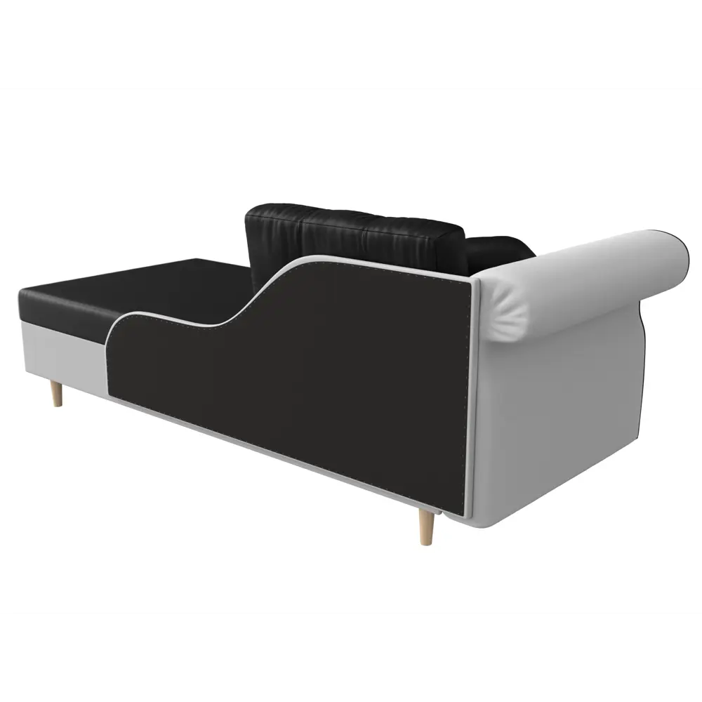 Фото 5 Диван Лига Диванов Лорд 101235L 225x84x85 см экокожа цвет черный/белый Фото 5 Диван Лига Диванов Лорд 101235L 225x84x85 см экокожа цвет черный/белый