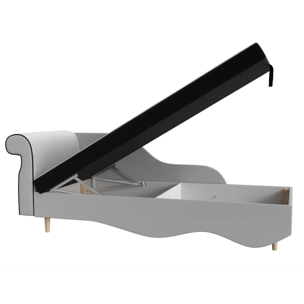 Фото 7 Диван Лига Диванов Лорд 101235L 225x84x85 см экокожа цвет черный/белый Фото 7 Диван Лига Диванов Лорд 101235L 225x84x85 см экокожа цвет черный/белый