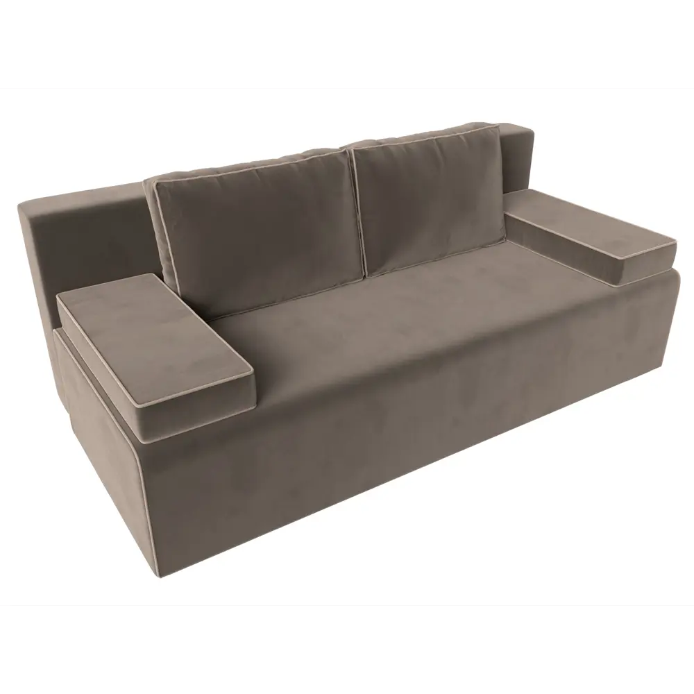 Фото 5 Диван Лига Диванов Фидель 111317 200x76x91 см велюр цвет коричневый