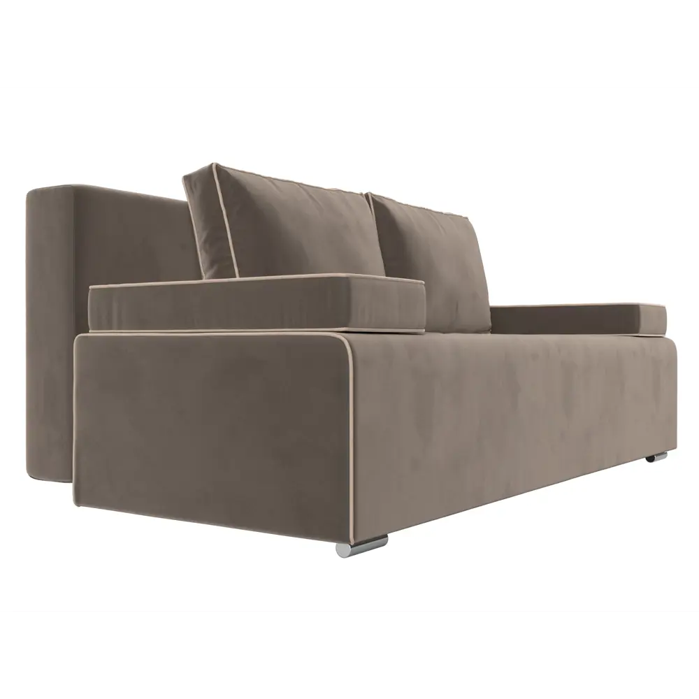 Фото 3 Диван Лига Диванов Фидель 111317 200x76x91 см велюр цвет коричневый