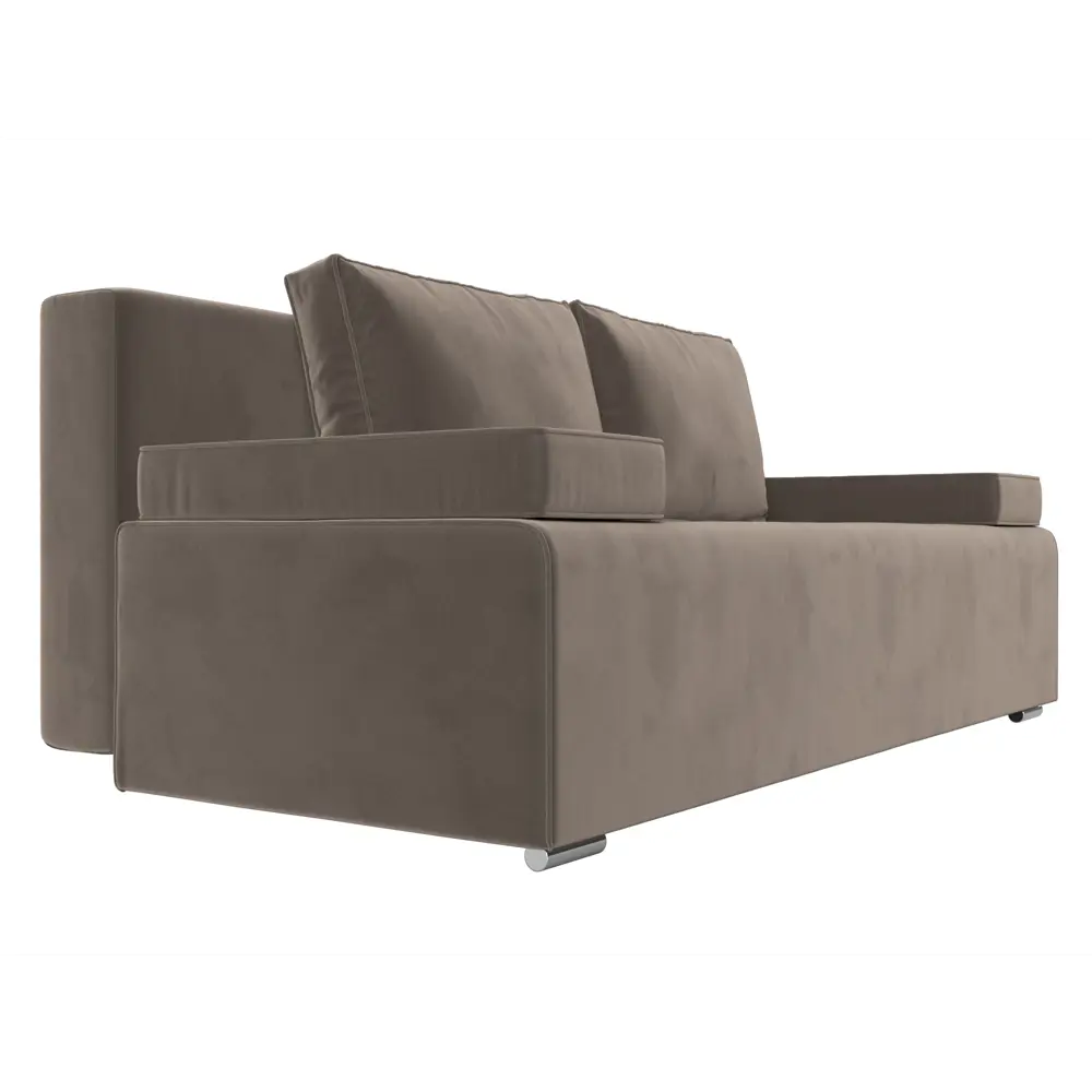 Фото 3 Диван Лига Диванов Фидель 111316 200x76x91 см велюр цвет коричневый