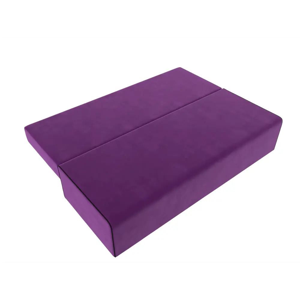 Фото 7 Диван Лига Диванов Фидель 111331 200x76x91 см микровельвет цвет фиолетовый