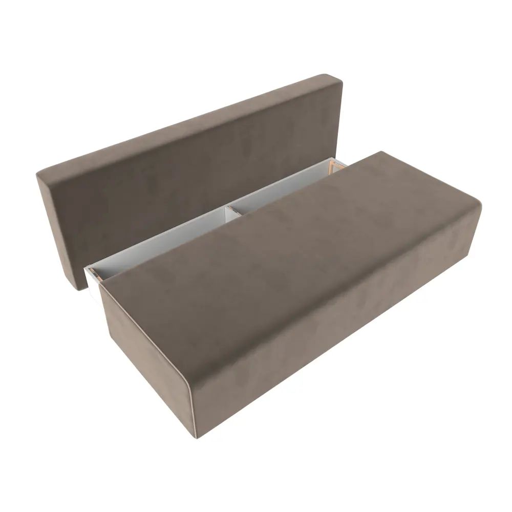 Фото 6 Диван Лига Диванов Фидель 111317 200x76x91 см велюр цвет коричневый