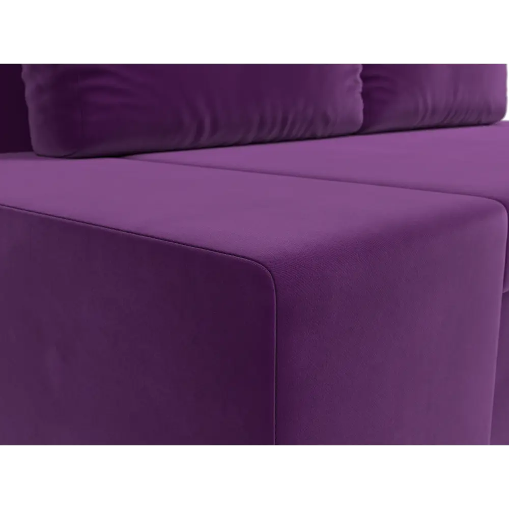 Фото 4 Диван Лига Диванов Сан марко 114022 200x76x90 см микровельвет цвет фиолетовый