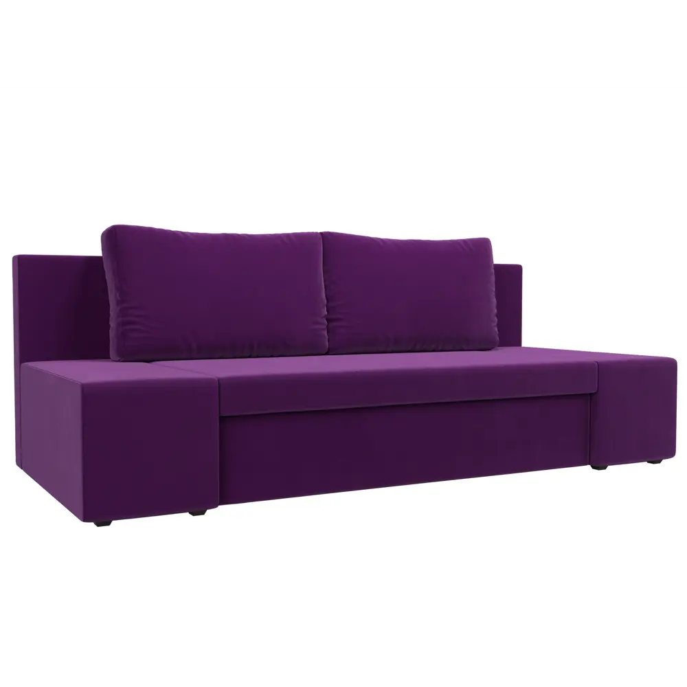 Фото Диван Лига Диванов Сан марко 114022 200x76x90 см микровельвет цвет фиолетовый