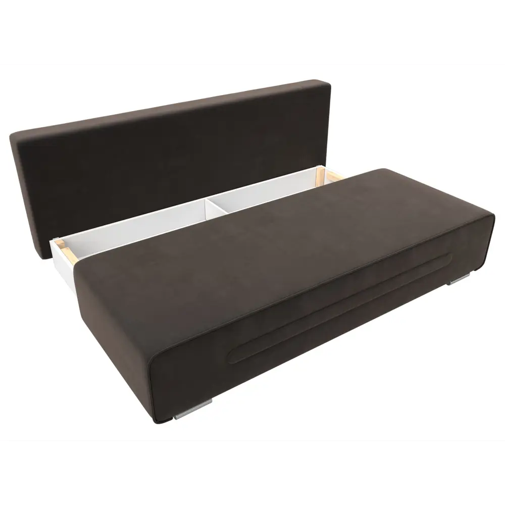 Фото 7 Диван Лига Диванов Приам 205x85x91см велюр цвет коричневый