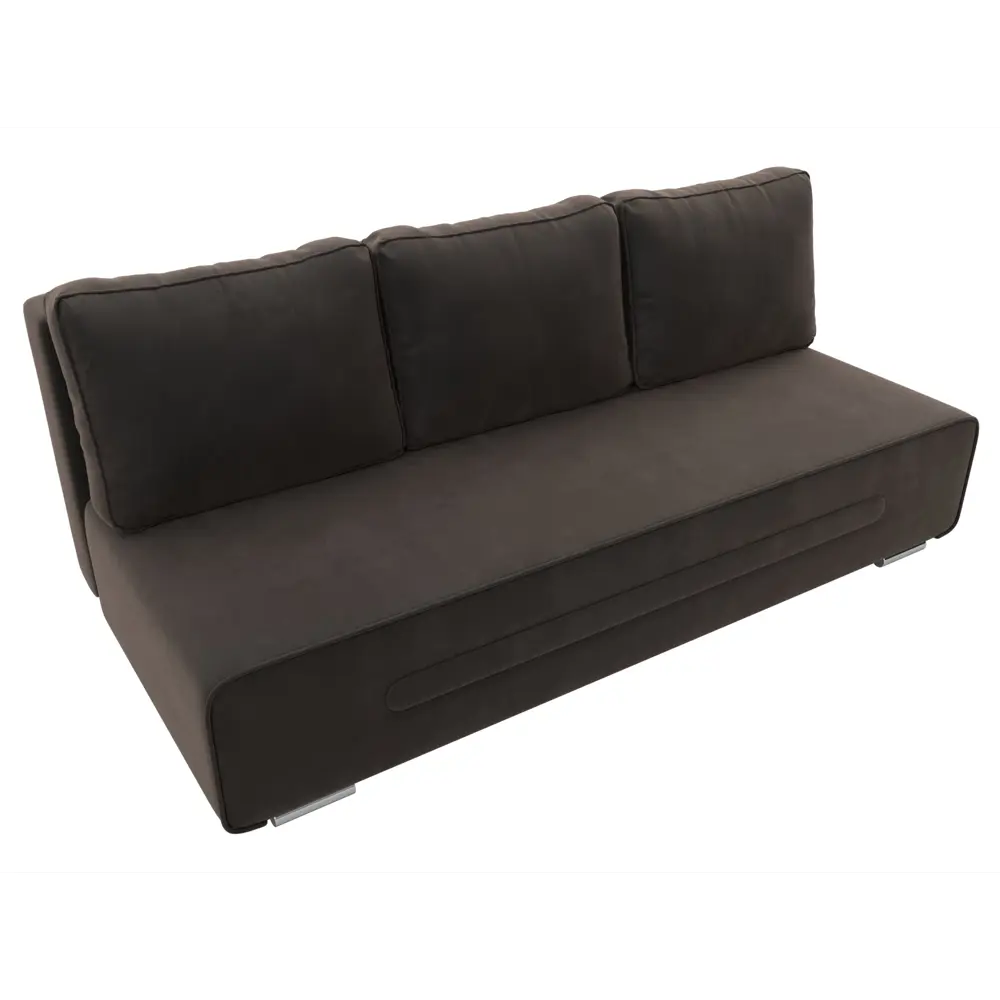 Фото 6 Диван Лига Диванов Приам 205x85x91см велюр цвет коричневый