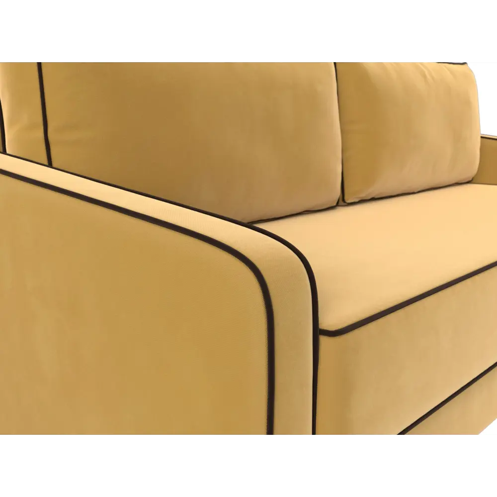 Фото 3 Диван Лига Диванов Варшава 116959 218x98x98 см микровельвет цвет желтый Фото 3 Диван Лига Диванов Варшава 116959 218x98x98 см микровельвет цвет желтый