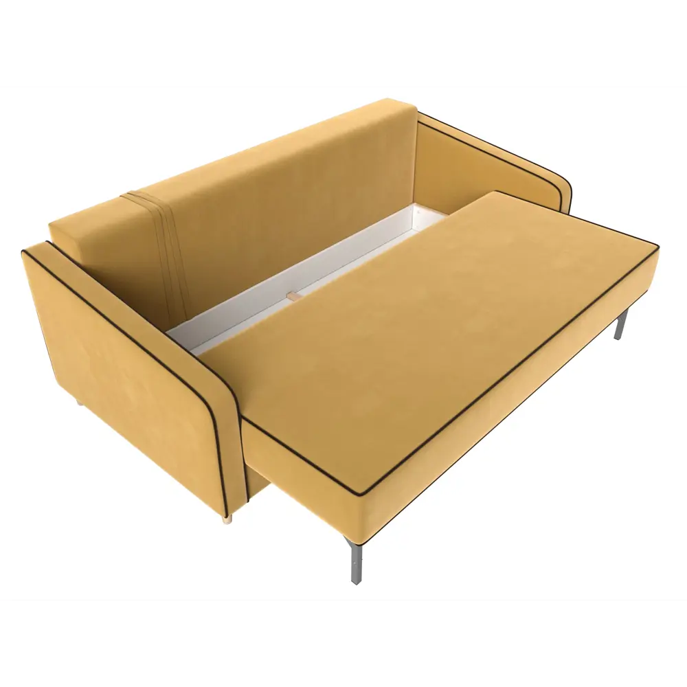 Фото 7 Диван Лига Диванов Варшава 116959 218x98x98 см микровельвет цвет желтый Фото 7 Диван Лига Диванов Варшава 116959 218x98x98 см микровельвет цвет желтый