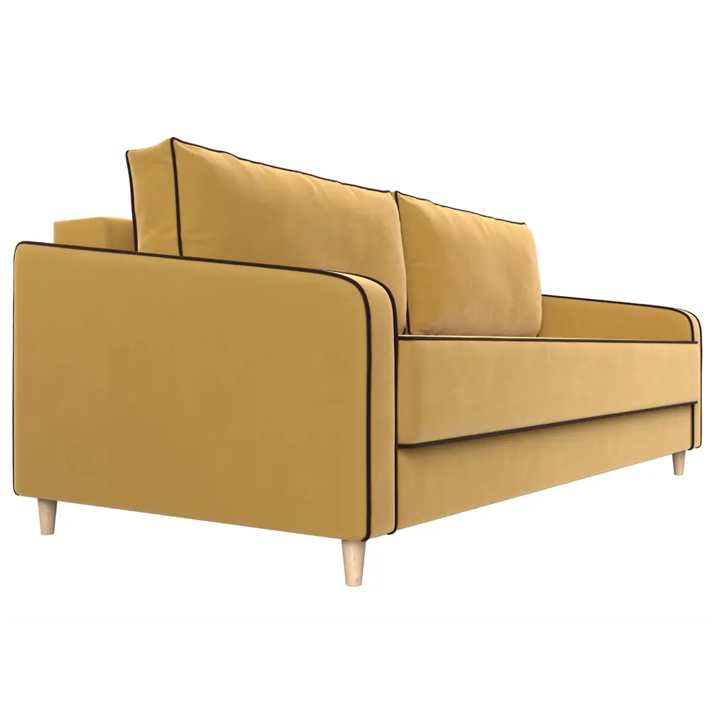 Фото 4 Диван Лига Диванов Варшава 116959 218x98x98 см микровельвет цвет желтый Фото 4 Диван Лига Диванов Варшава 116959 218x98x98 см микровельвет цвет желтый