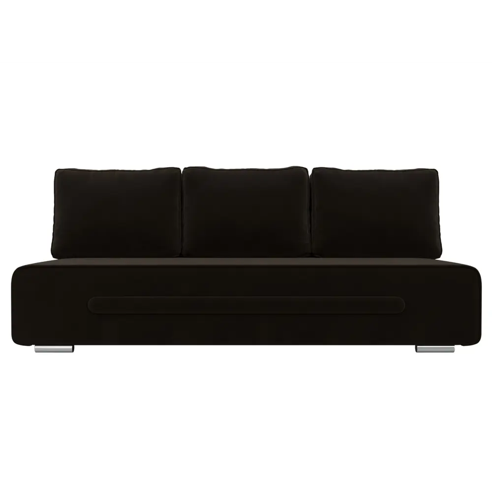 Фото 2 Диван Лига Диванов Приам 205x85x91см вельвет цвет коричневый