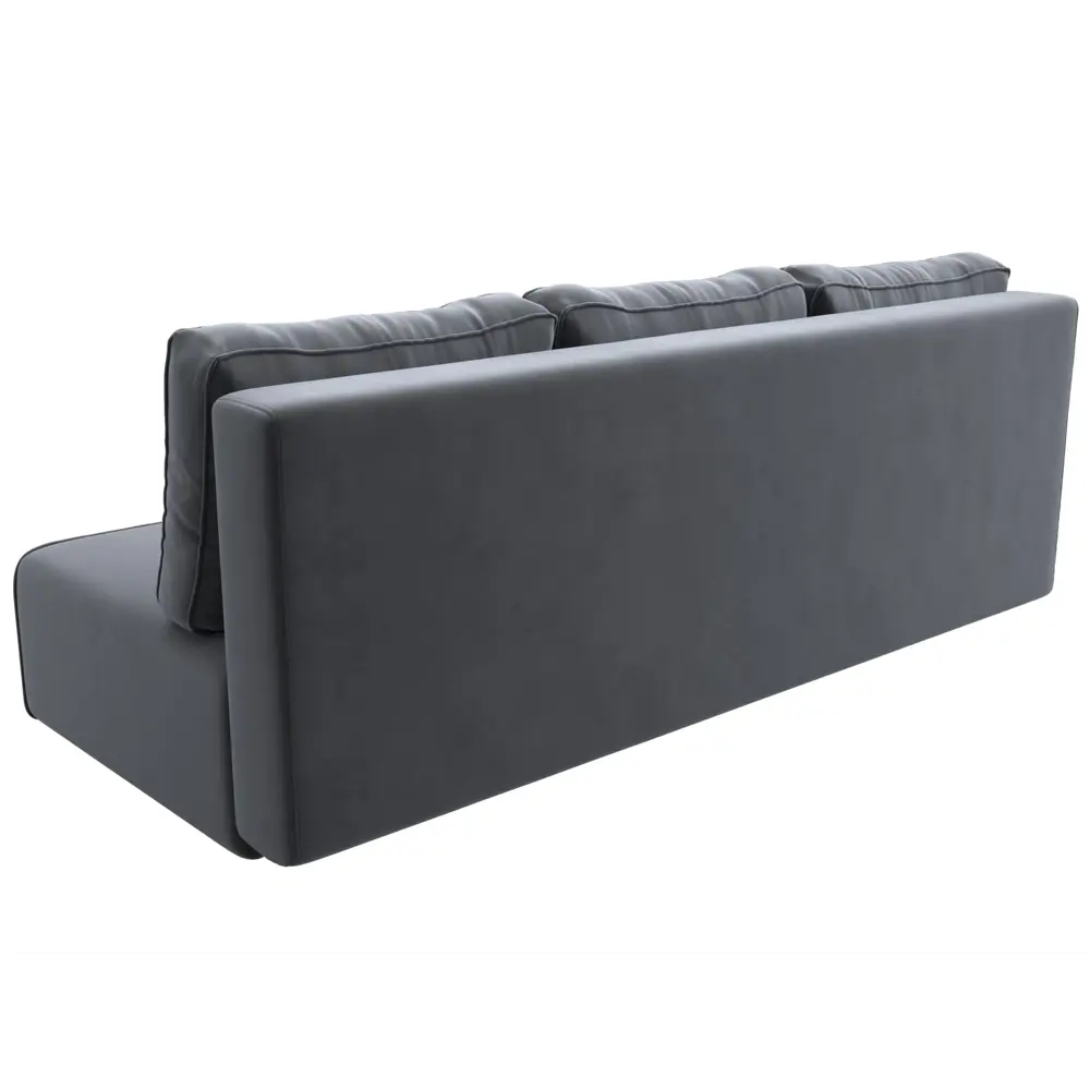 Фото 5 Диван Лига Диванов Приам 205x85x91см велюр цвет серый