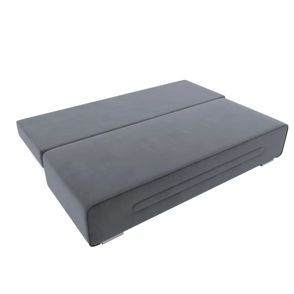 Фото 8 Диван Лига Диванов Приам 205x85x91см велюр цвет серый