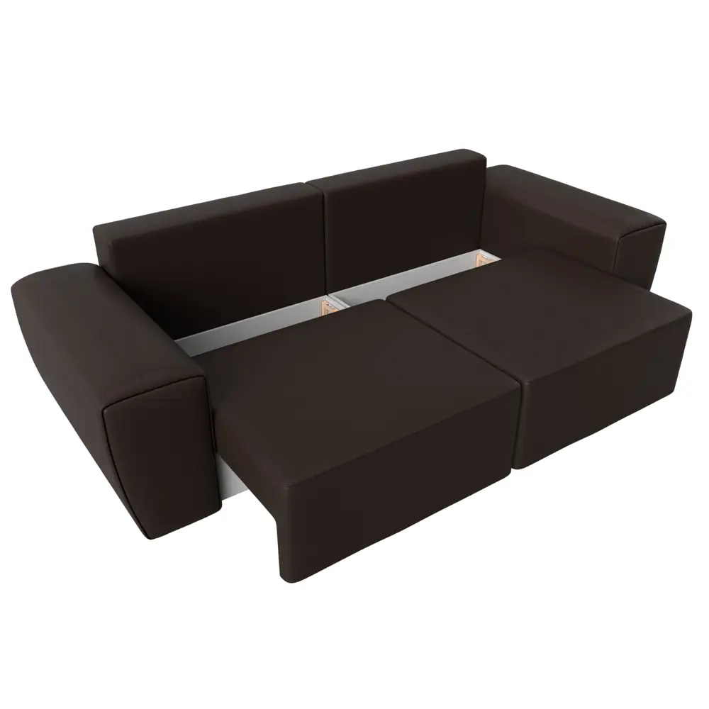 Фото 8 Диван Лига Диванов Беккер 108539 272x75x105 см искусственная кожа цвет коричневый Фото 8 Диван Лига Диванов Беккер 108539 272x75x105 см искусственная кожа цвет коричневый