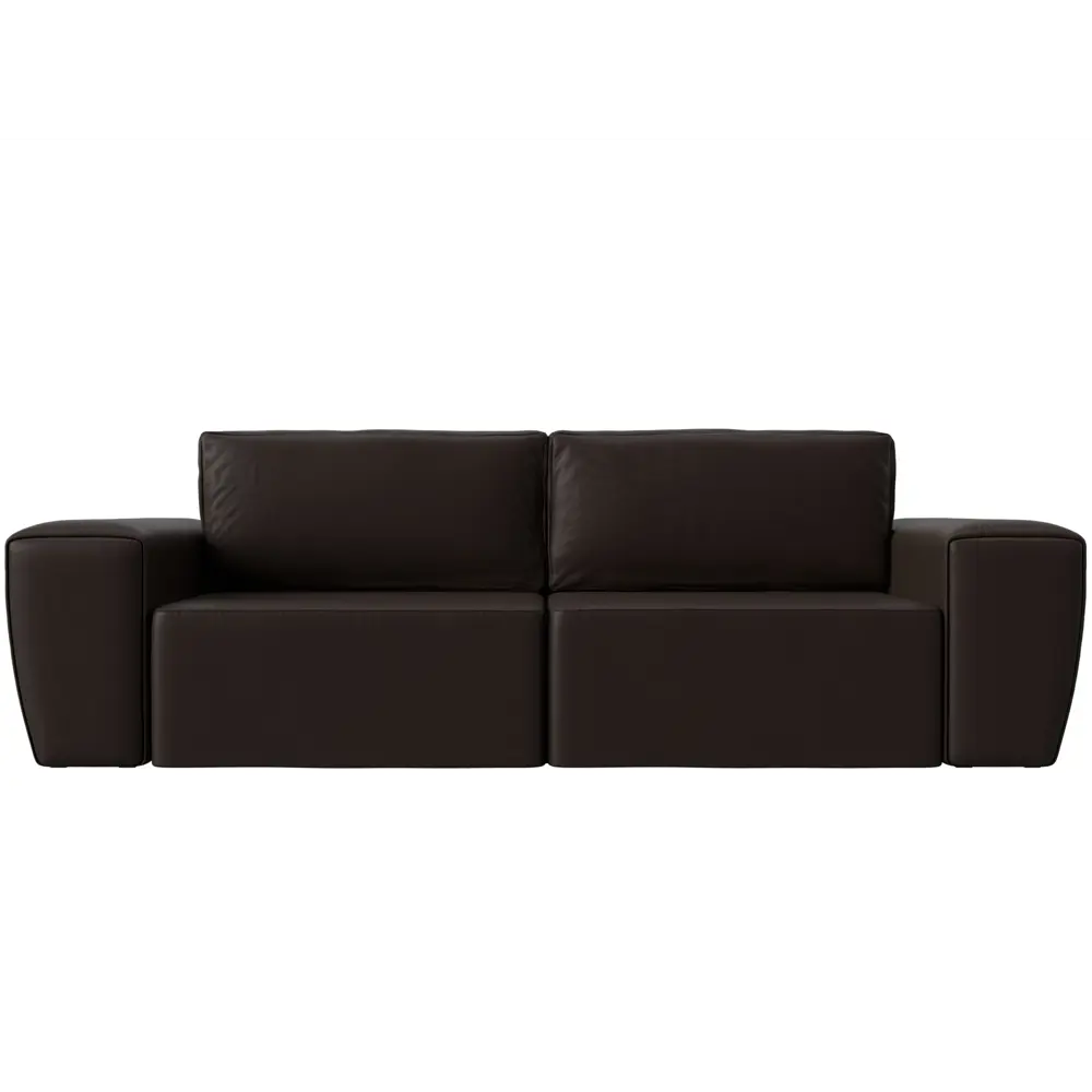 Фото 2 Диван Лига Диванов Беккер 108539 272x75x105 см искусственная кожа цвет коричневый Фото 2 Диван Лига Диванов Беккер 108539 272x75x105 см искусственная кожа цвет коричневый