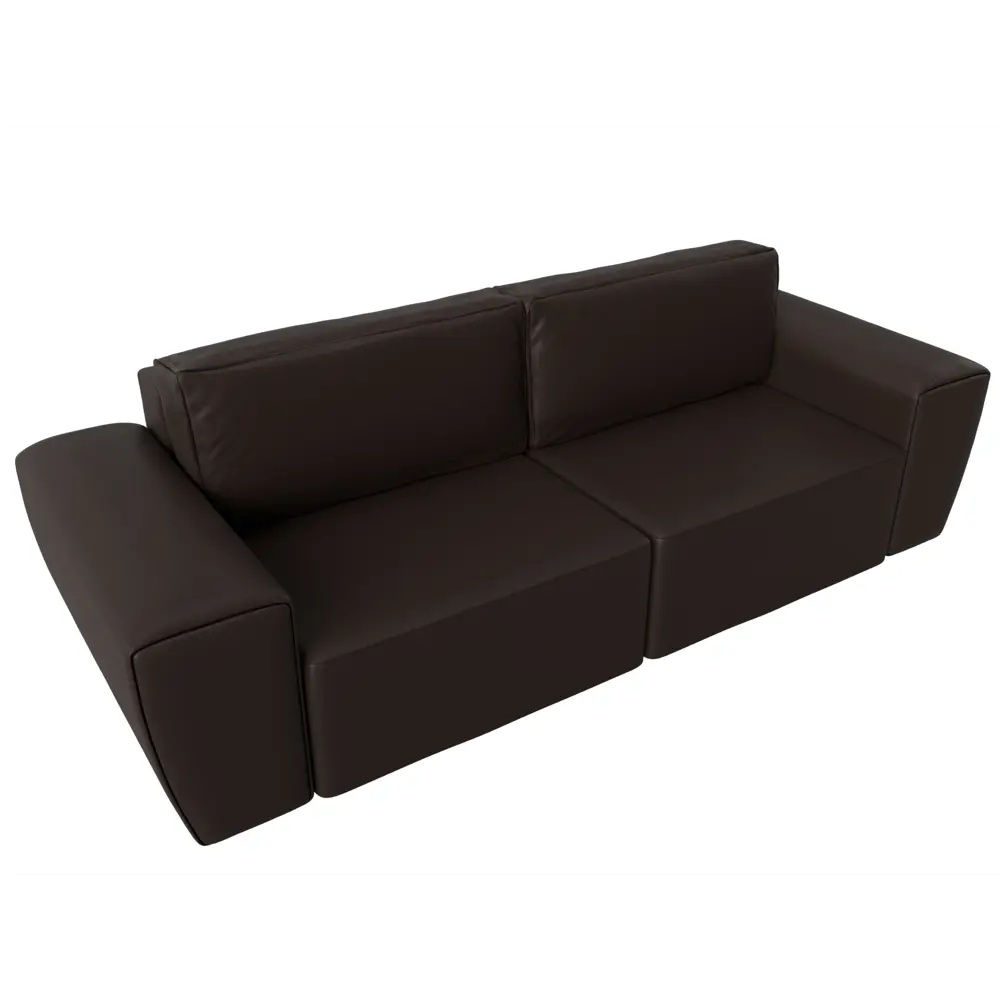 Фото 5 Диван Лига Диванов Беккер 108539 272x75x105 см искусственная кожа цвет коричневый Фото 5 Диван Лига Диванов Беккер 108539 272x75x105 см искусственная кожа цвет коричневый