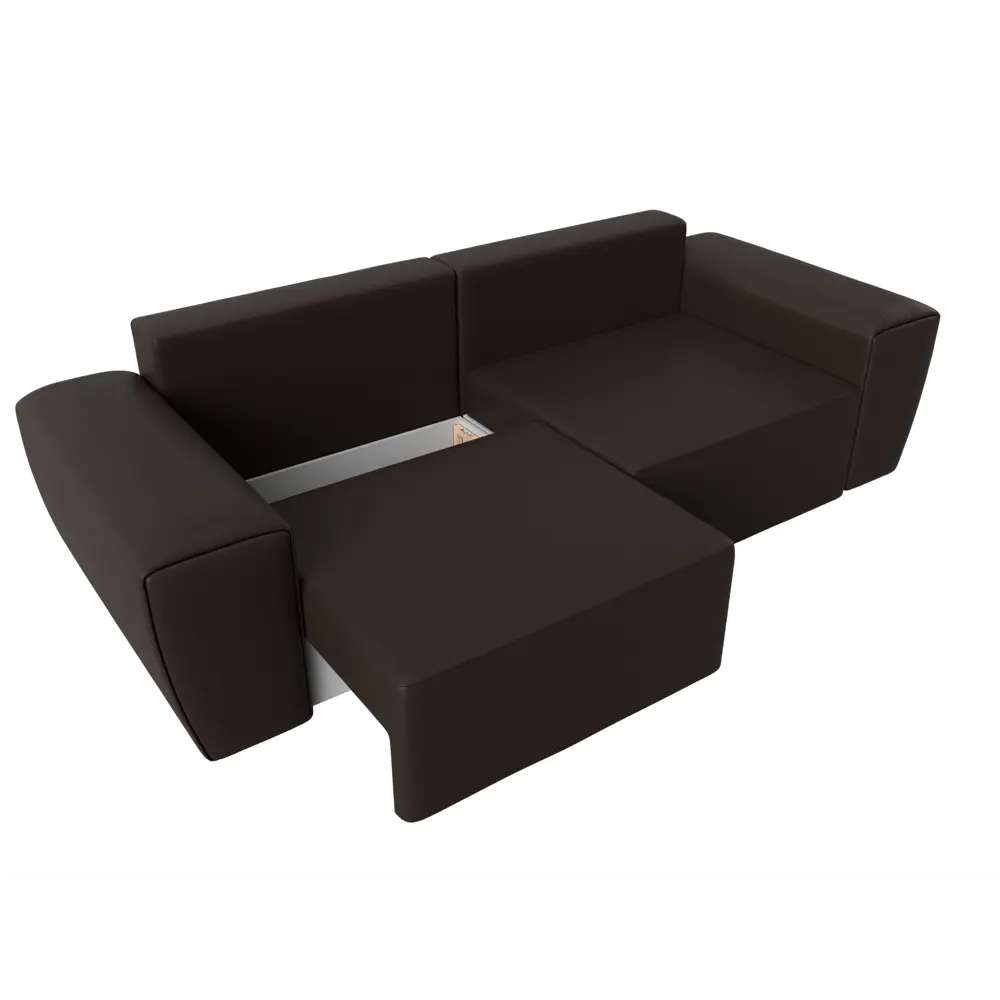 Фото 6 Диван Лига Диванов Беккер 108539 272x75x105 см искусственная кожа цвет коричневый Фото 6 Диван Лига Диванов Беккер 108539 272x75x105 см искусственная кожа цвет коричневый