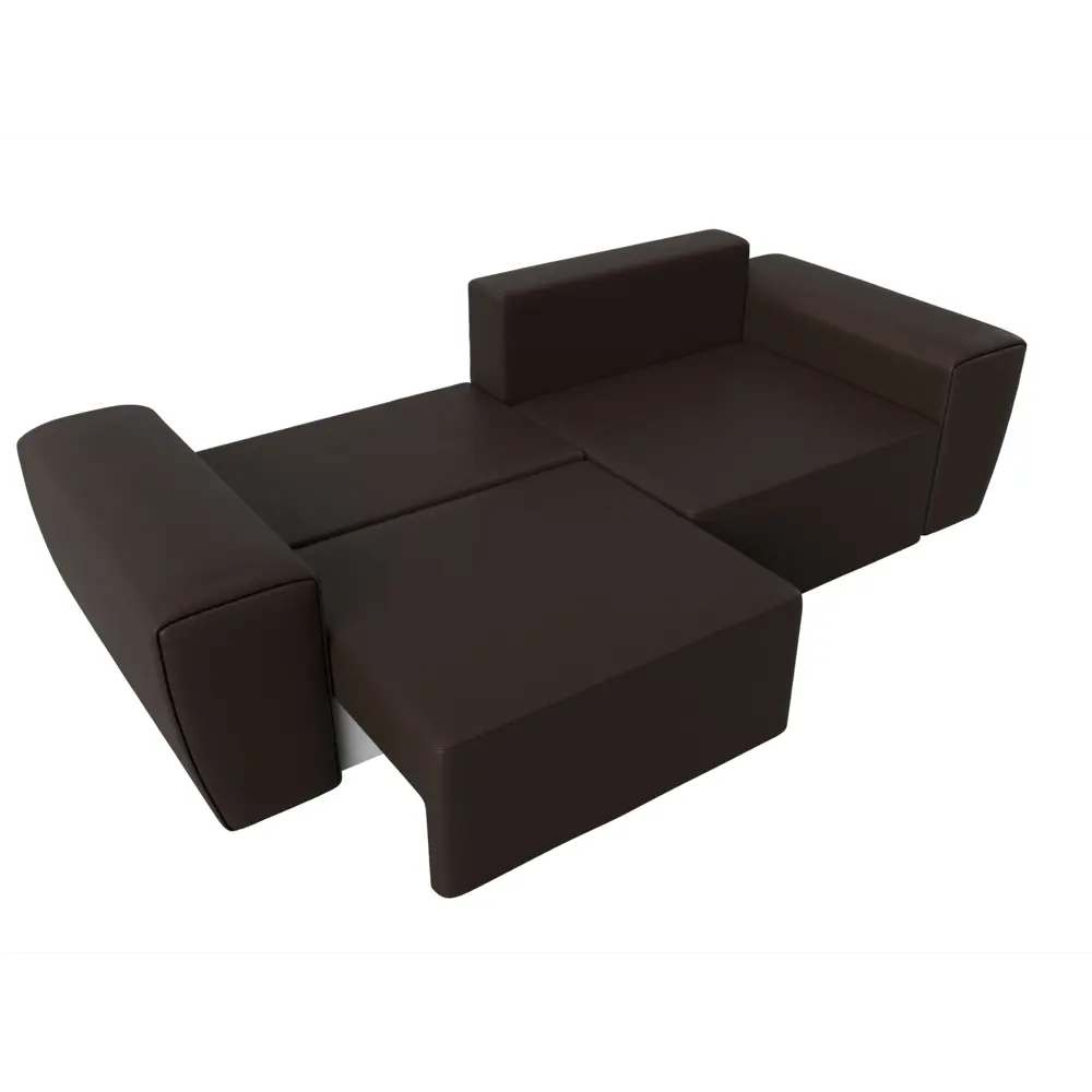 Фото 7 Диван Лига Диванов Беккер 108539 272x75x105 см искусственная кожа цвет коричневый Фото 7 Диван Лига Диванов Беккер 108539 272x75x105 см искусственная кожа цвет коричневый