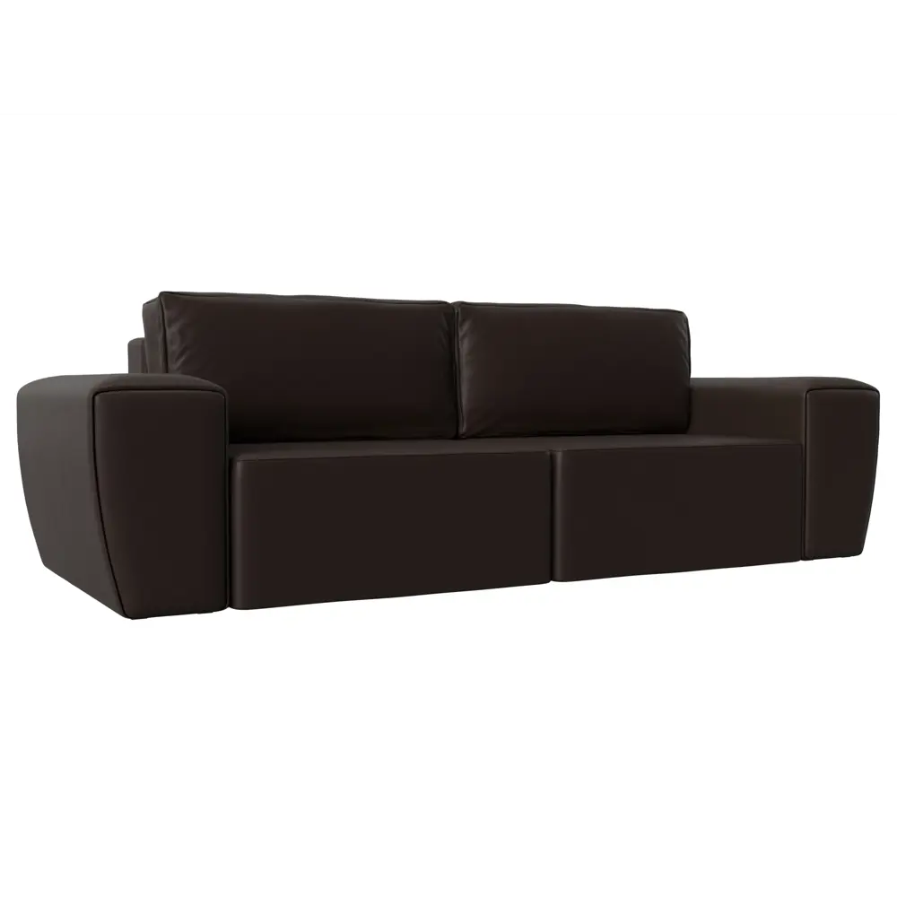 Фото Диван Лига Диванов Беккер 108539 272x75x105 см искусственная кожа цвет коричневый Фото Диван Лига Диванов Беккер 108539 272x75x105 см искусственная кожа цвет коричневый
