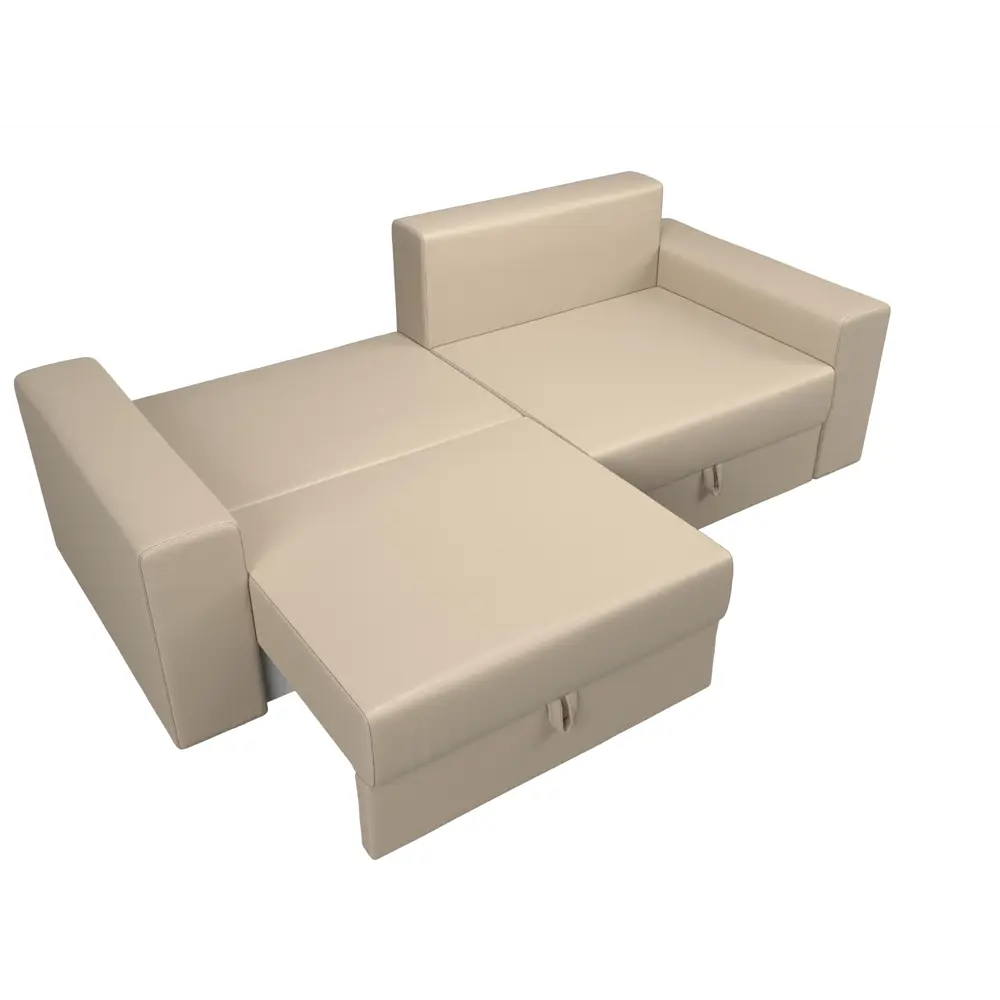 Фото 7 Диван Лига Диванов Майами 114676 250x90x105 см текстиль цвет бежевый