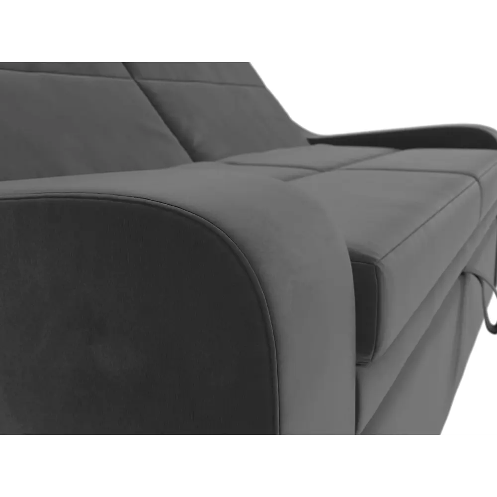 Фото 4 Диван Лига Диванов Медиус 107053 195x76x103 см велюр цвет серый Фото 4 Диван Лига Диванов Медиус 107053 195x76x103 см велюр цвет серый