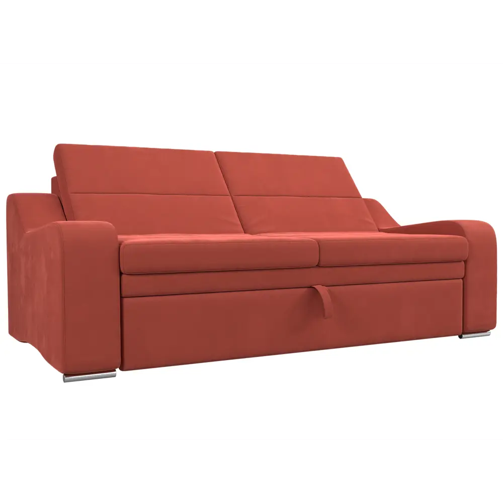 Фото Диван Лига Диванов Медиус 107059 195x76x103 см вельвет цвет коралловый Фото Диван Лига Диванов Медиус 107059 195x76x103 см вельвет цвет коралловый