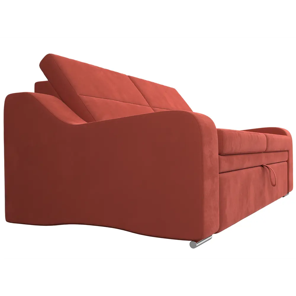 Фото 3 Диван Лига Диванов Медиус 107059 195x76x103 см вельвет цвет коралловый Фото 3 Диван Лига Диванов Медиус 107059 195x76x103 см вельвет цвет коралловый
