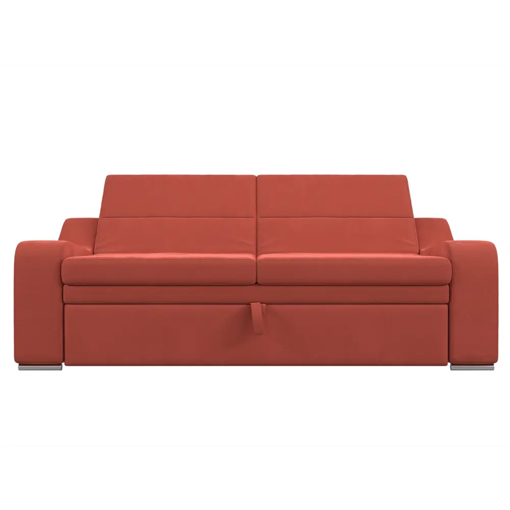 Фото 2 Диван Лига Диванов Медиус 107059 195x76x103 см вельвет цвет коралловый Фото 2 Диван Лига Диванов Медиус 107059 195x76x103 см вельвет цвет коралловый